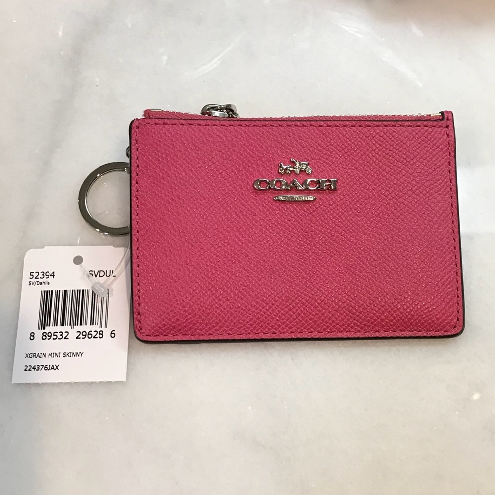 Pink Coach Mini Skinny NWT